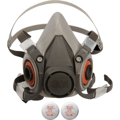 3M Half Face Mask 6200 with Filters 2135