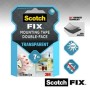 Scotch-Fix™ Transparent Mounting Tape , 19mm x 1,5m