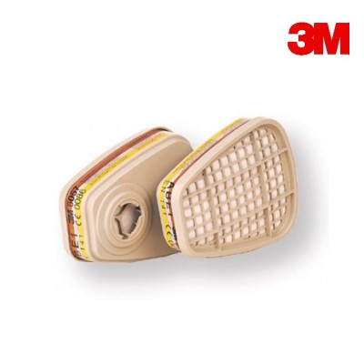3M™ 6057 Gas and Vapour Cartridge Filter, AΒΕ1