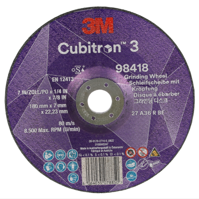 3M™ Cubitron™ 3 Δίσκος Λείανσης  Τ27 - 180  x 7