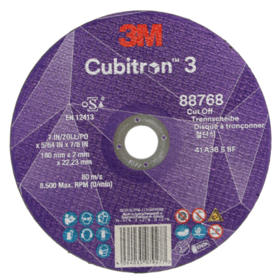 3M™ Cubitron™ 3 Grinding Wheel Τ27 - 180 x 7