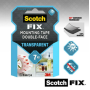 Scotch-Fix™ Transparent Mounting Tape , 19mm x 5m