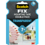 Scotch-Fix™ Transparent Mounting Tape , 19mm x 5m